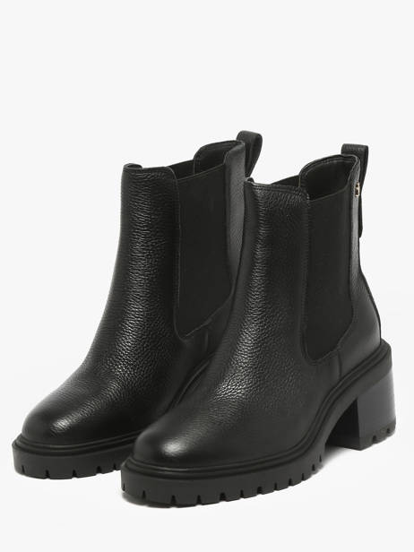 Chelsea Boots Met Hak Uit Leder Tommy hilfiger Zwart women 8774BDS ander zicht 1